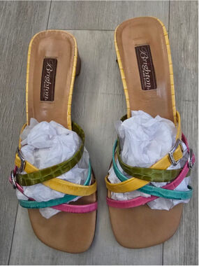 Women's Brighton Angie Multicolor Strappy Sandals Size 10